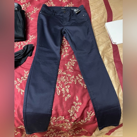 Soho Crosby Slim Leg Jeans in Navy - Picture 3 of 4